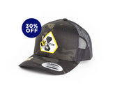 Trucker Curved Camo – Bee-cue
