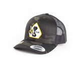 Trucker Curved Camo – Bee-cue